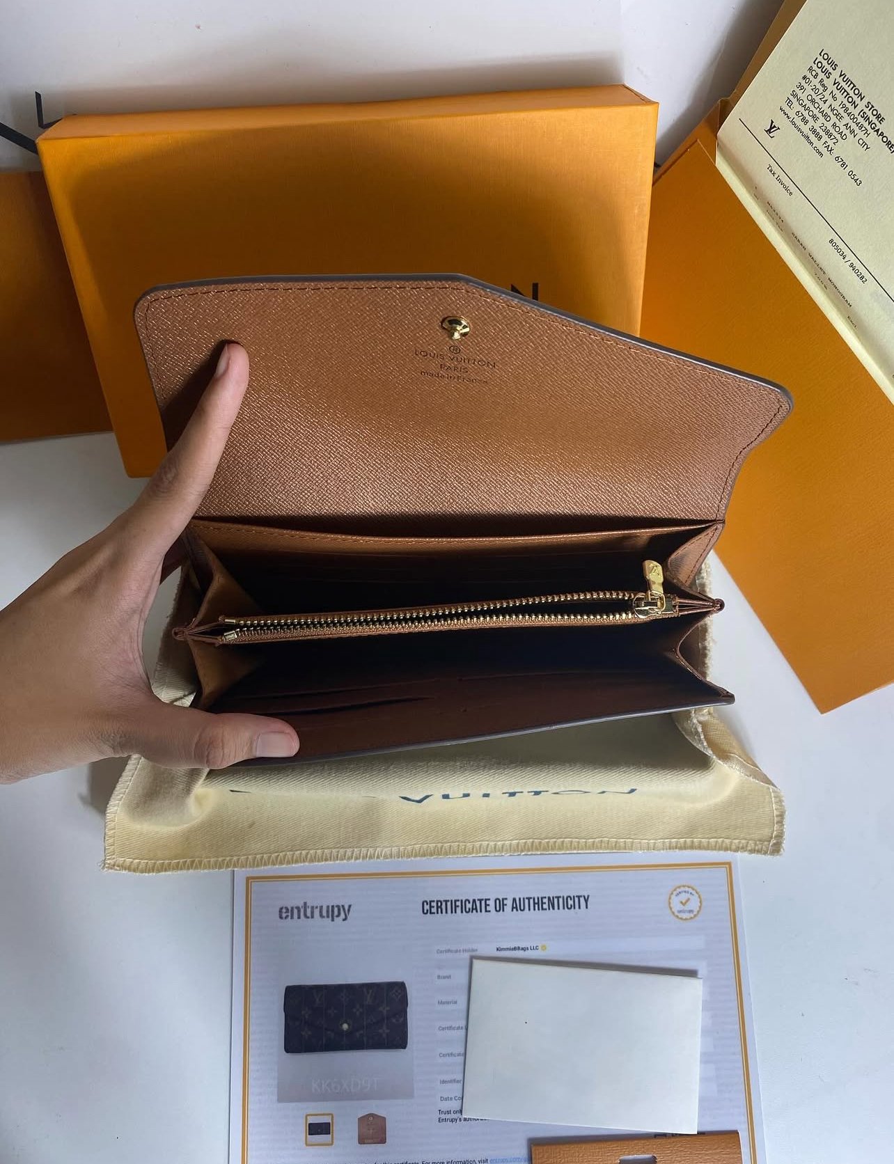 Emilie Monogram Brown Ballerina Wallet - foto 6