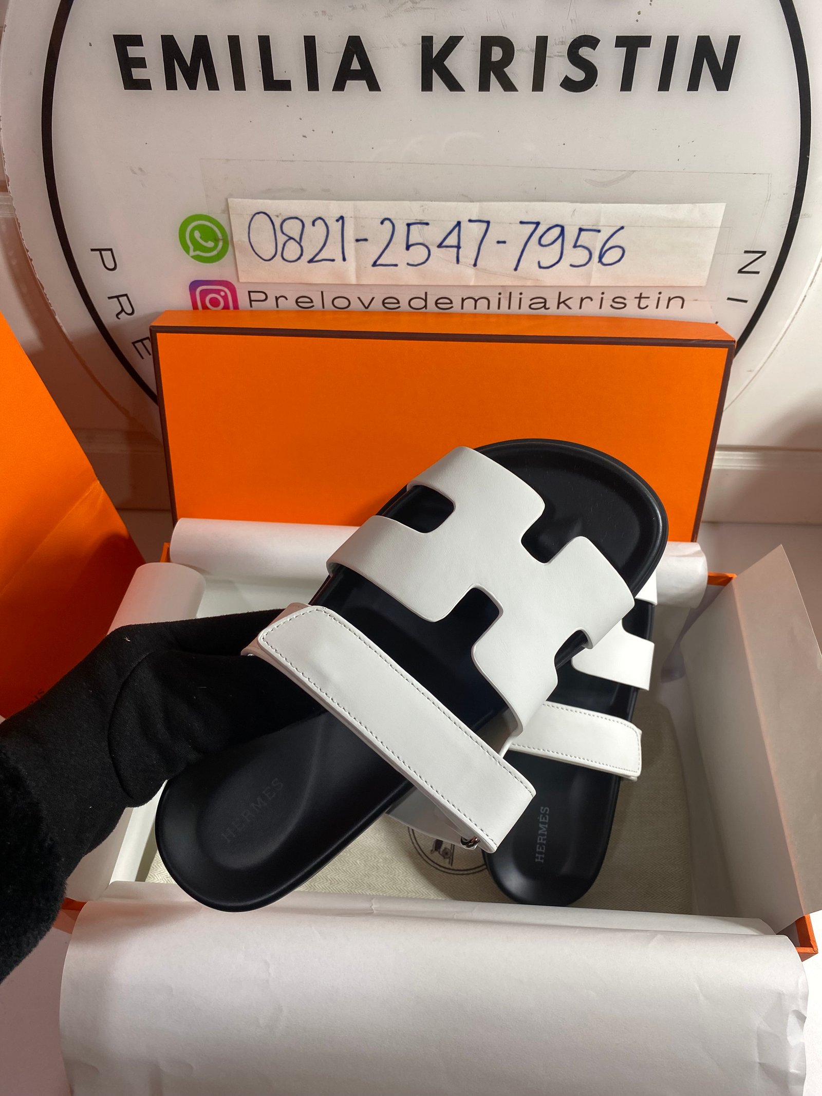 Chypre Sandals White Palladium Hardware - foto 3