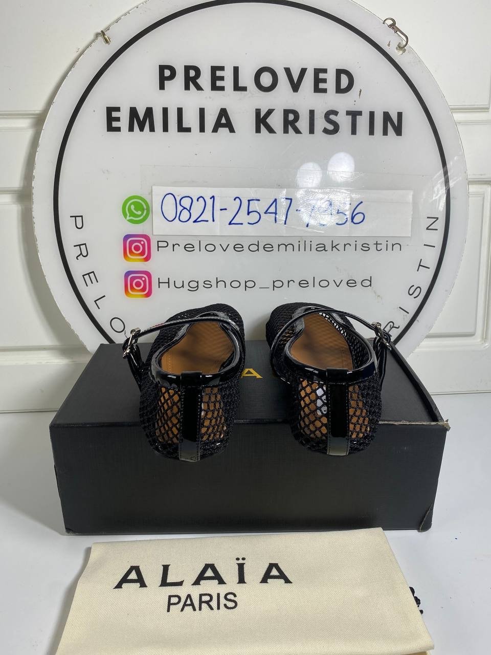 Women’s Black Mesh Ballet Flats - foto 4