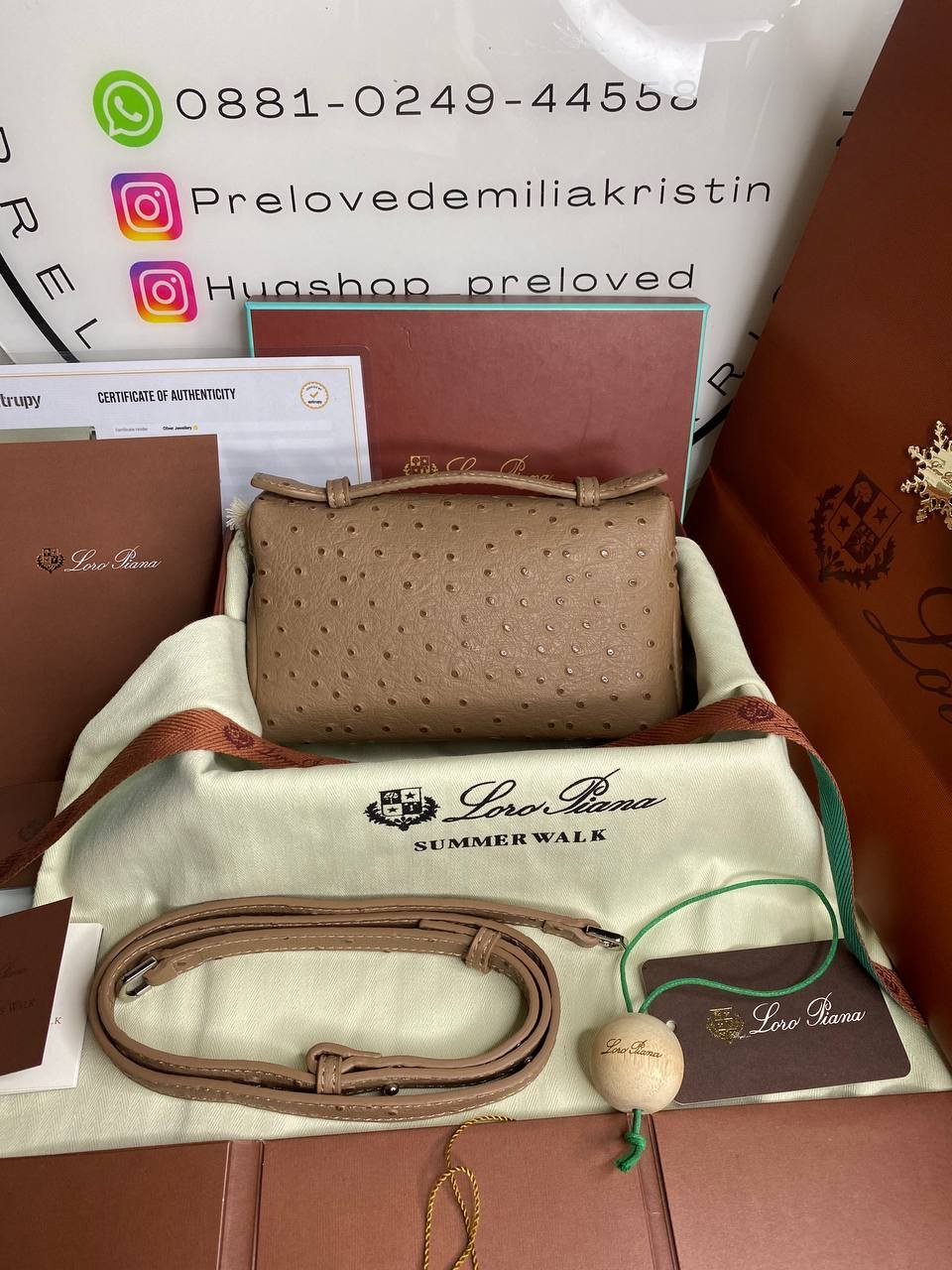 Extra Pocket L19 Ostrich Leather - foto 4