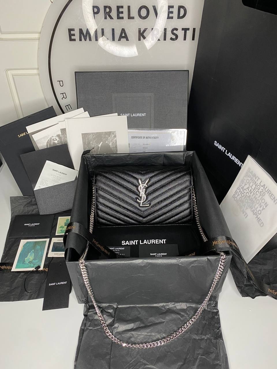 Cassandre Envelope Woc 22 Silver Hardware 