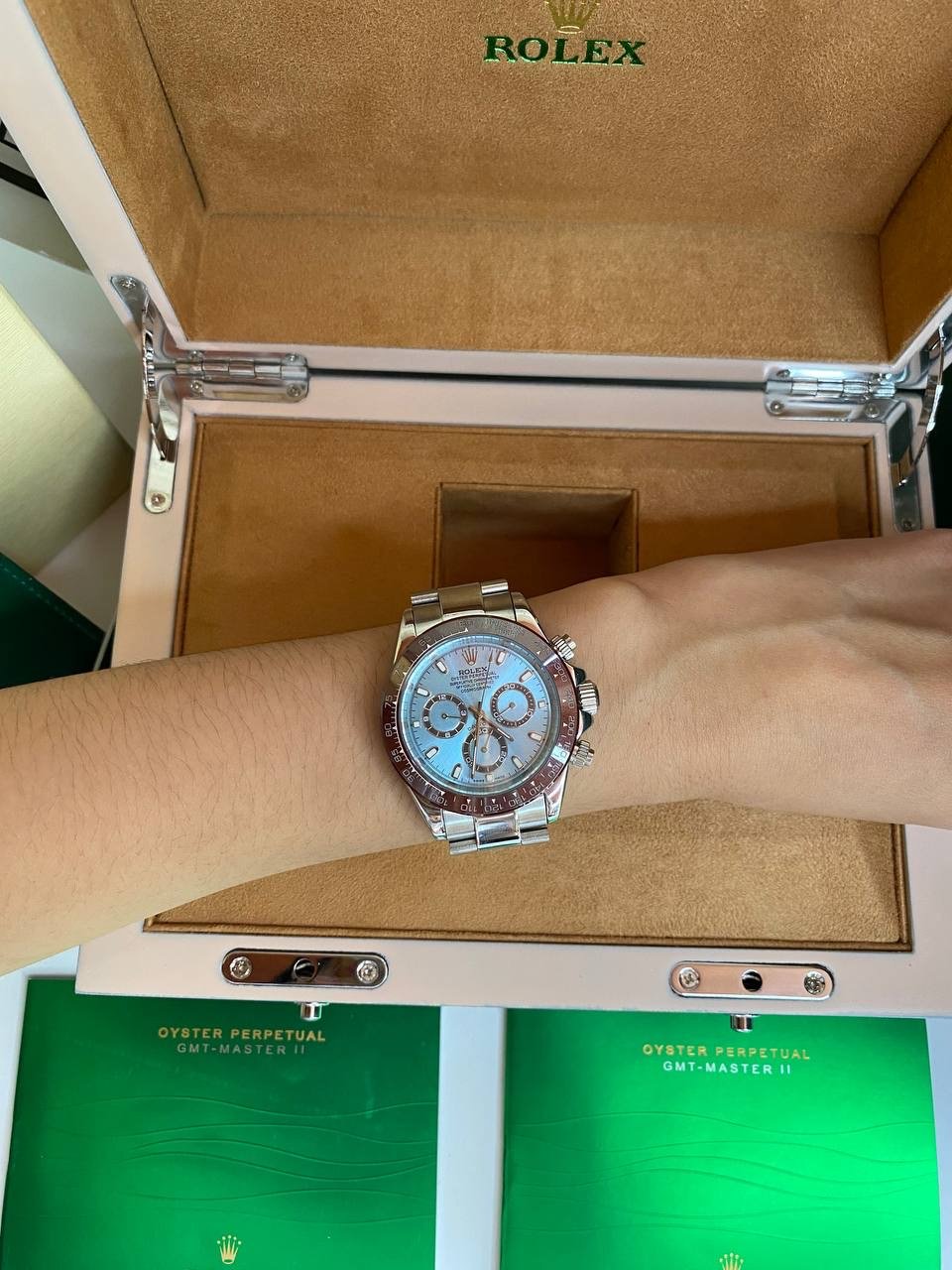 Cosmograph Daytona Platinum Ice Blue Dial  - foto 7