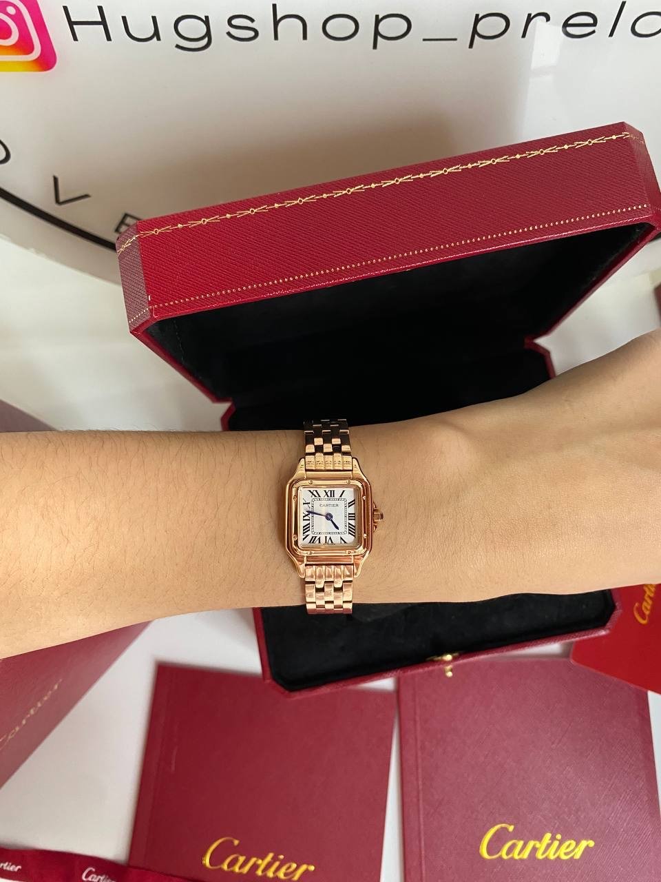 Panthère De Cartier Watch Small Rose Gold  - foto 8
